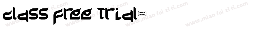 class free trial字体转换